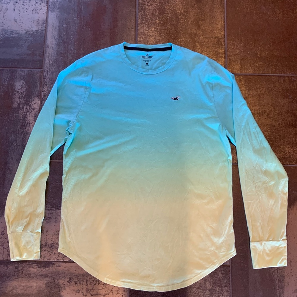 Ombré long sleeve shirt
